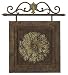 28" High Antique Flower Design METAL WALL PLAQUE