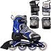 Bladerunner Octane Adjustable In-Line Skate & Protective Pad Combo Kids