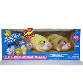 Zhu Zhu Pets Hamsters - 3 Pack (Num Nums, Pipsqueak, Mr. Squiggles) by 