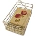 White Wrought Iron Guest Towel or Buffet Napkin Holder