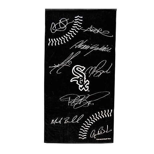 Forever Collectibles MLB Chicago White Sox 30X60 Printed Signature Ball Towel