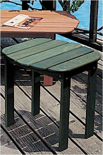 Montauk End Table 18hx18.5sq Green
