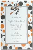 Flying Witch and Warlock Halloween Party Invitation by Inviting Company