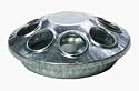 9808 Galv Round Feeder,Ladders, Perches & Swings, Harness, Feeders, Birds, Pet & Supplies