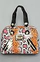 Betsey Johnson The Satchel in Pink Painted Pyhton,Bags (Handbags/Totes) for Women