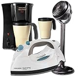 Cool Neat Alert Kit with Vornado Fan, Black&Decker Iron, and Coffeemaker