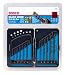 Bosch BL10 1/16-Inch to 1/4-Inch Black Oxide 10 Piece Twist Drill Bit Assortment