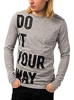 Rivaldi Camiseta Manga Larga (Gris Claro)