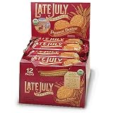 LateJulyOrganicPeanutButterSandwichCrackers,1.3-OuncePouchesin12-CountBoxes(Packof4)