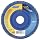 Norton Twinstar Abrasive Flap Disc, Type 27, Round Hole, Plastic Backing, Ceramic/Zirconia Alumina