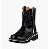 Ariat Childs Fatbaby Western Boots Black by Ariat