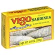 Vigo Sardines in Soy an Olive  Oil, 4.375-Ounce Cans (Pack of 10)