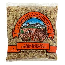 Lundberg Countrywild, Gourmet Blend, Whole Grain Brown Rice, 16-Ounce Bags (Pack of 6)