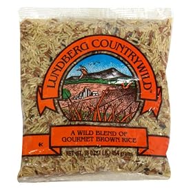 Lundberg Countrywild, Gourmet Blend, Whole Grain Brown Rice, 16-Ounce Bags (Pack of 6)