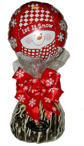 Let It Snow - Ultimate Turtle Chocolate Caramel Apple by A Bountiful Harvest