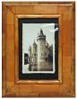 Hand Etched Scrimshaw Ox Bone Frame 4"x6"