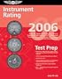 Instrument Rating Test Prep 2006: Study and Prepare for the Instrument Rating, Instrument Flight Instructor (CFII), Instrument Ground Instructor, and ... FAA Knowledge Exams (Test Prep series)