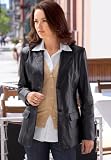 Classic Leather Blazer