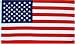 Outdoor Living : America National Country Flag - 3 foot by 5 foot Polyester (New)