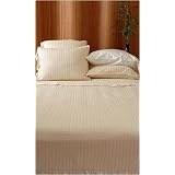 BambooDreams Reversible Coverlet King Natural White by Dreamsacks