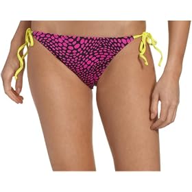 Roxy Juniors' Funky Bunch Brazilian String Bikini Bottom