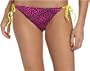 Roxy Juniors' Funky Bunch Brazilian String Bikini Bottom, Black, Medium