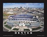 Dever Broncos- New Invesco Field College Art Poster Print, 28x22