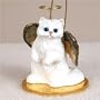 Persian, White Tiny Ones Cat Angel (2 in)