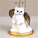 Persian, White Tiny Ones Cat Angel (2 in)