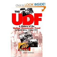 UDF: History Of United Democratic Front In South Africa 1983-1991