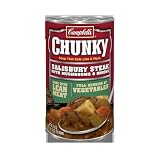 Campbell's Chunky Salisbury Steak With Onions & Mushrooms Easy Open, 18.8-Ounce Cans (Pack of 12)