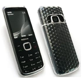 EMARTBUY NOKIA 6700 HEXAGON PATTERN GEL SOFT CASE/COVER/SKIN/PROTECTOR CLEAR + SCREEN PROTECTOR