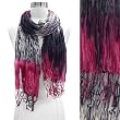 Crinkled Multi Color Ombre Scarf - Colors Available
