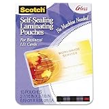 3M Scotch Self-Laminating Business Card Pouches