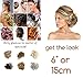 New Style Scrunchie Hair Extension Pony Medium Grey Curly Up Do Down Do Bun Up Synthetic