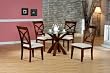 Lakeside 5 Piece Round Glass Dining Set