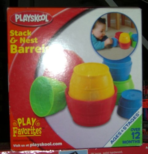 Childrens Toyshop  Toys : Playskool Stack and Nest Barrels
