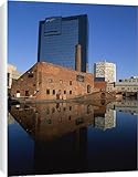 Canvas Prints of Architectural contrast between the Glass Works and the Hyatt Hotel behind, from from Robert Harding