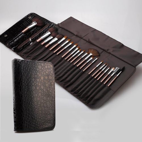 Luxury Cosmetic Brush Set,probably the Best Bushes in the World...the Coastal Scents 22 Piece Beauty Brush Set Is the Ideal Assortment of Cosmetic Brushes for Beginners to Professionals. This Deluxe Collection Includes 22 Unique Brushes with a Variety of Synthetic and Natural Hair Bristles That Are Essential for Creating a Multitude of Looks.obey Your Thirst, Choose Us. (Elegant Black)