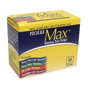 Nova Max Mail Order Test Strips 50 CT