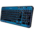 Logitech - Wireless Desktop K360 - Clavier sans-fil - Six touches de raccourci - Unifying - 12 touches de fonctions programmables - Azerty - Indigo Scroll