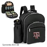 picnic time backpacks:Texas A&M Printed Sorrento Picnic Backpack Black