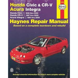 Haynes Honda Civic 1996-2000 and Acura Integra 1994-2000 (Haynes Automotive Manual) by Chilton