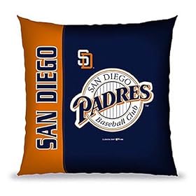 Buy Biederlack San Diego Padres Vertical Stitch Pillow by Biederlack