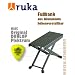 Gitarren-Fu�bank - RUKA Aluminium rostfrei - nur 220 Gramm leicht inkl. Tasche und Original Dunlop Plektrum