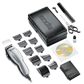 Buy Andis Company 18645 Silver Clipper Haircutting Kit, 19 Pieces