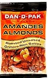 Review Dan-D-Pak  / Dan-D-Pak Unsalted Whole Almonds, 3.5-Ounce Bags (Pack of 12)