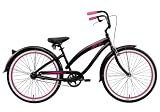 51N7b8RNKcL. SL160  Nirve Zuma Womens Single Speed Cruiser Bike (26 Inch Wheels, Gloss Black)