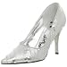 Naughty Monkey Women's That's Awesome Pump,Silver,8.5 M