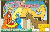 The Real Story of Christmas Coloring Book (17x11)